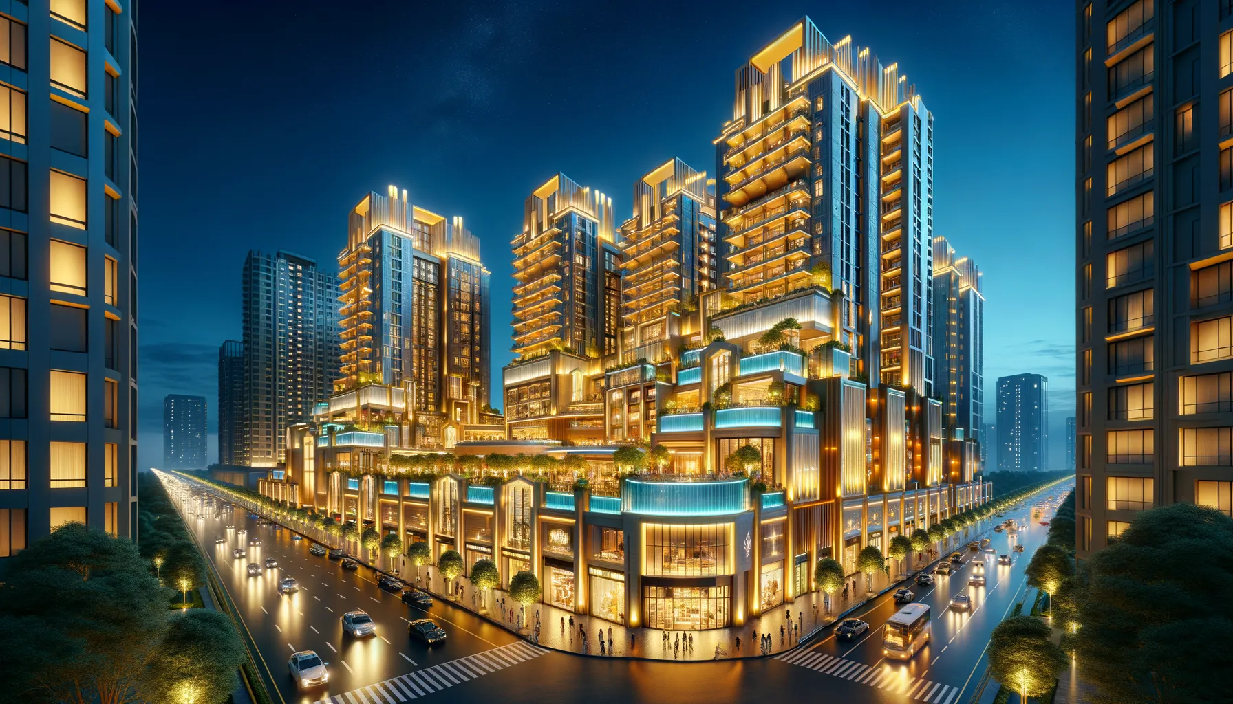 The Pavilion - Stunning Night View